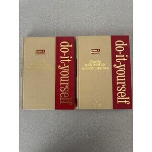 Vintage 1975 Complete Handyman Encyclopedia - Volumes 1-2 Hardcover